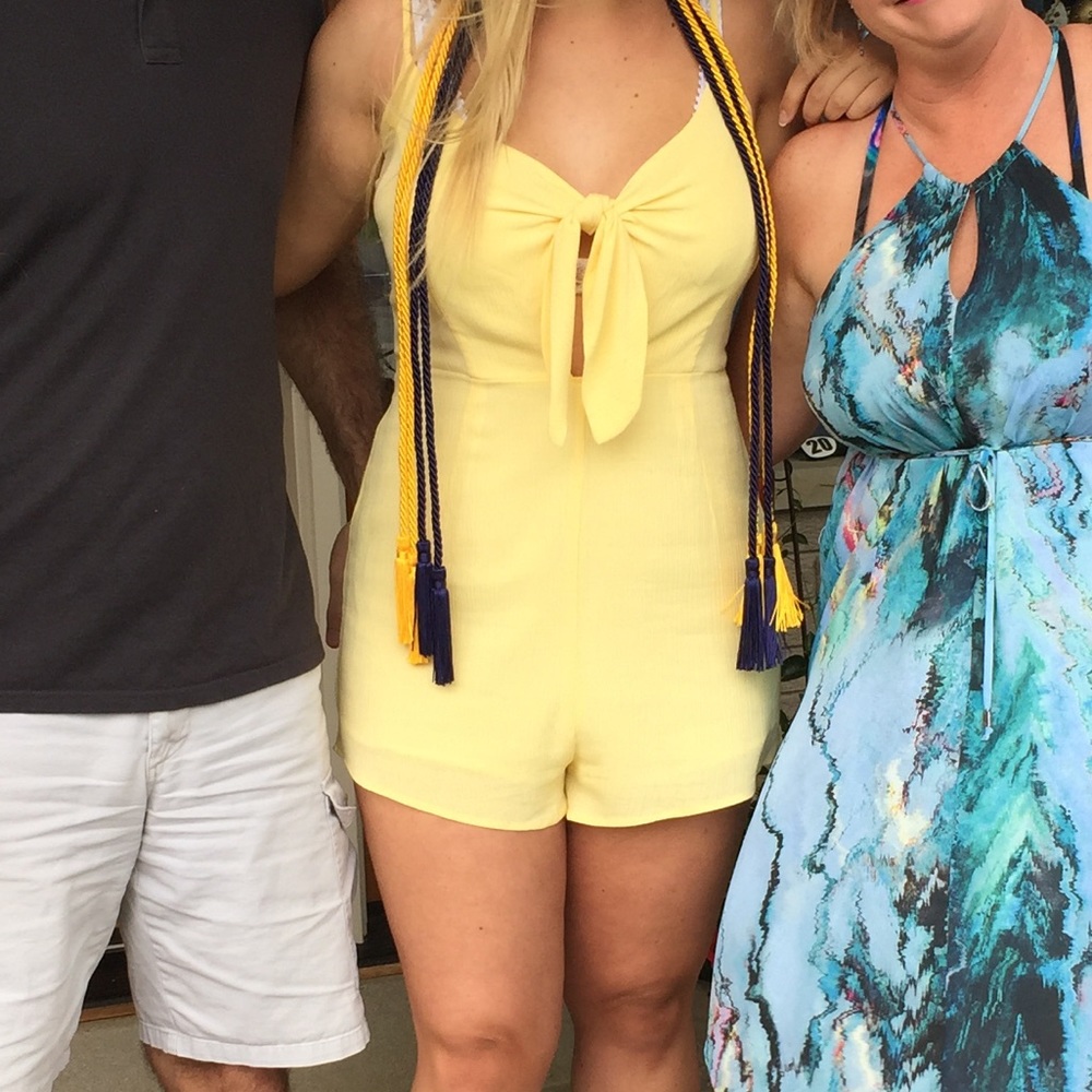 Yellow romper